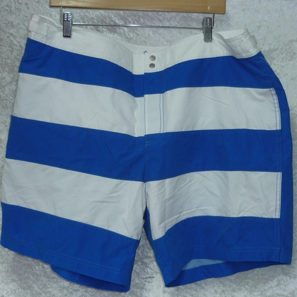 Men's Stafford Swim Trunk size XL, XXL Cobalt NEW - Picture 2 of 3